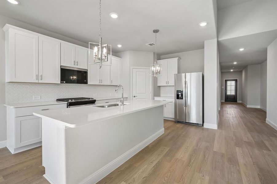 Furnished interior view inside a new home in Lakehaven - Premier Series, Farmersville (Image 5).