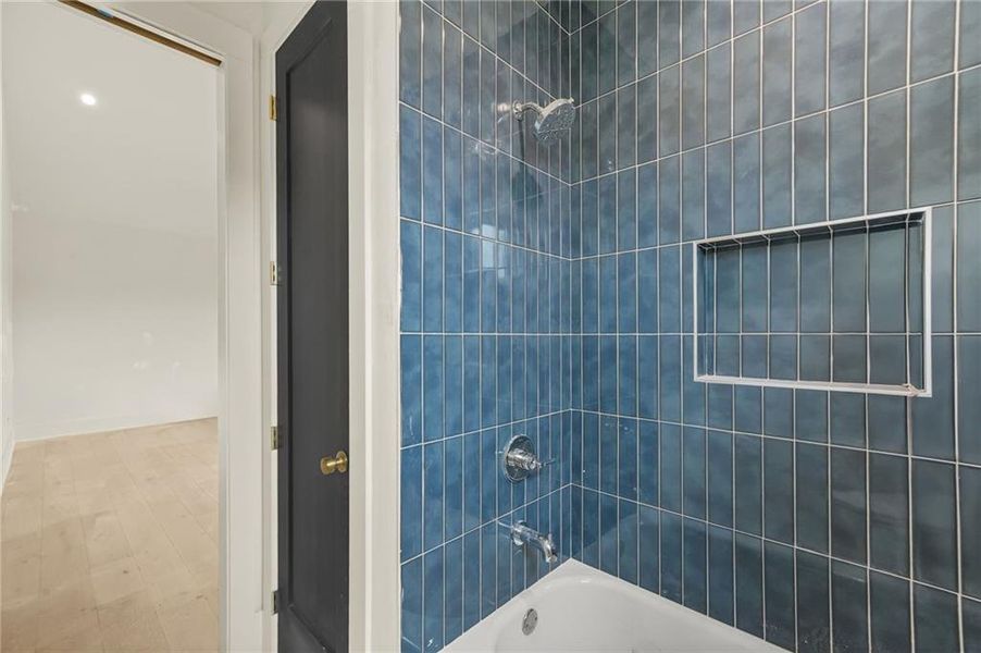 Close-up of interior finishes inside a home in , Atlanta (Image 15).