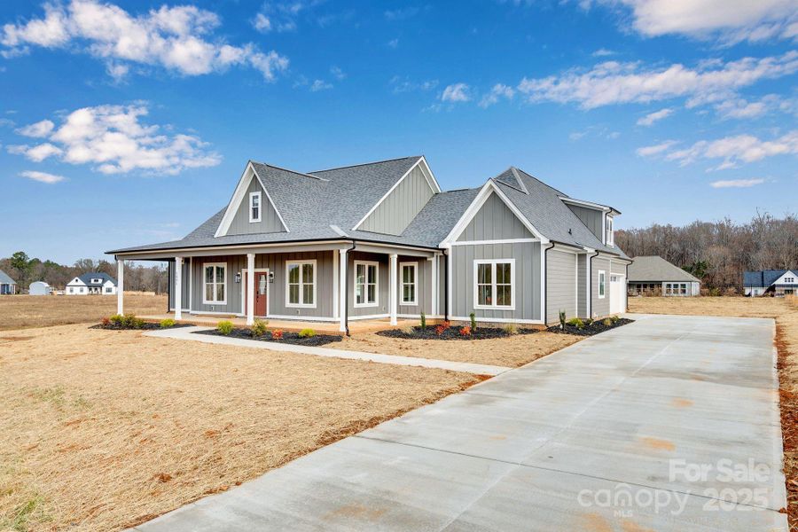 Front exterior of a new home in , Salisbury, NC, highlighting curb appeal (Image 1). Front exterior of a new home in , Salisbury, NC, highlighting curb appeal (Image 1).