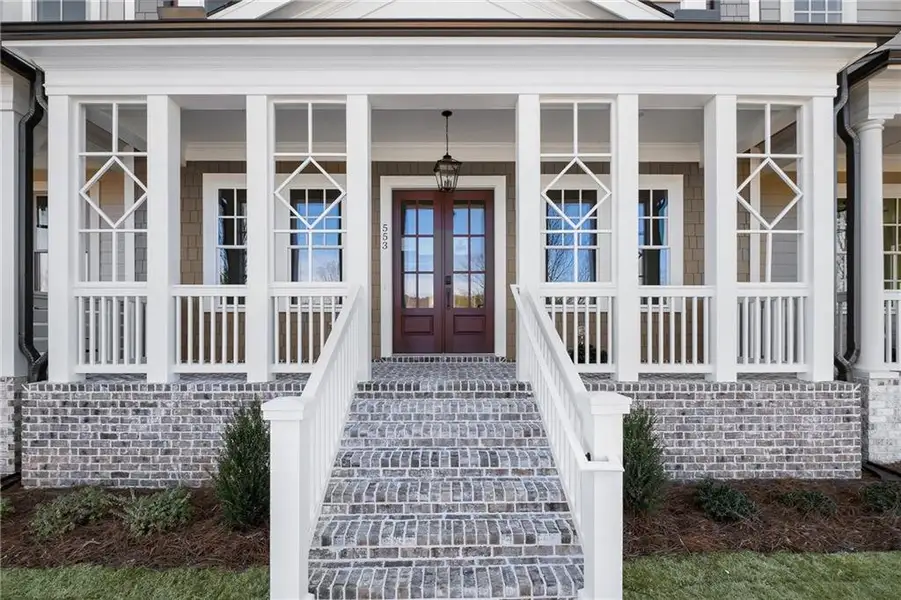 Exterior details and patio area of a home in , Ball Ground (Image 3). Exterior details and patio area of a home in , Ball Ground (Image 3).
