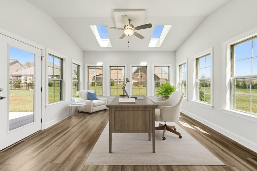 Furnished interior view inside a new home in Weybridge, Burlington (Image 16).