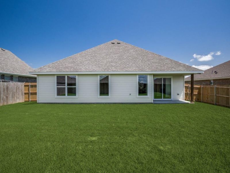 Front exterior of a new home in , Sanger, TX, highlighting curb appeal (Image 2).