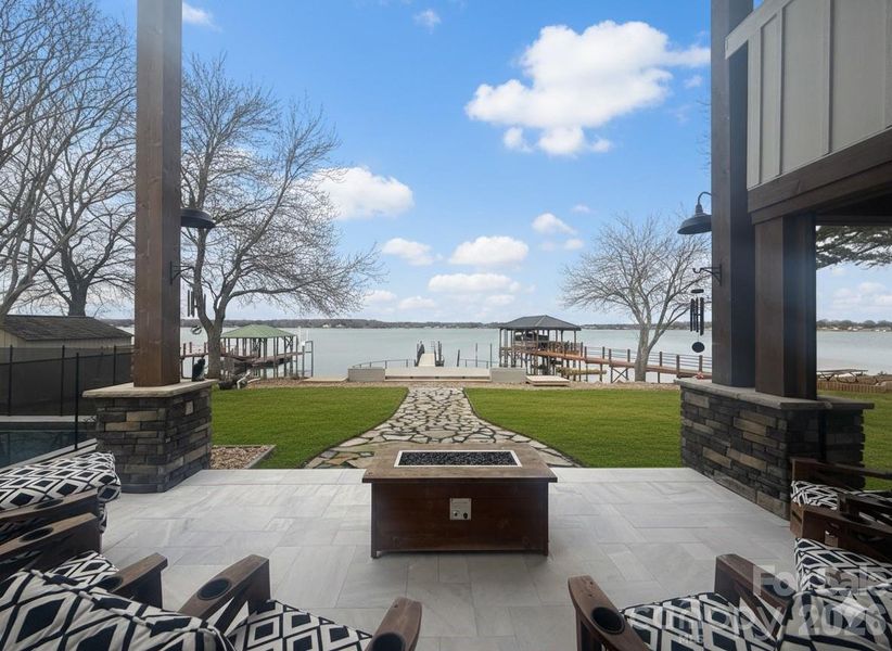 Waterfront dock enhancing lakefront living Waterfront dock enhancing lakefront living