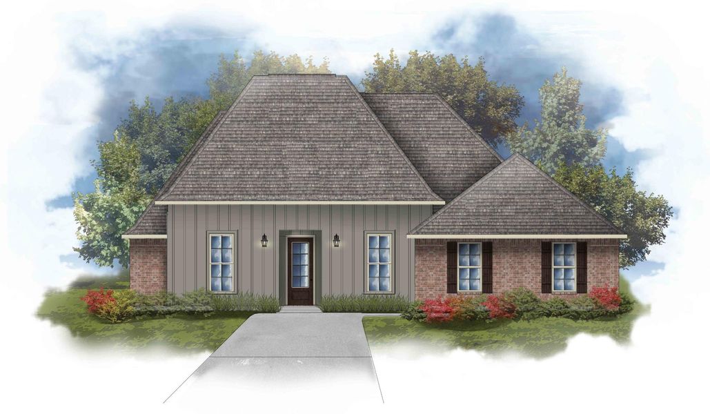 Renoir IV G -  Front Elevation - DSLD Homes