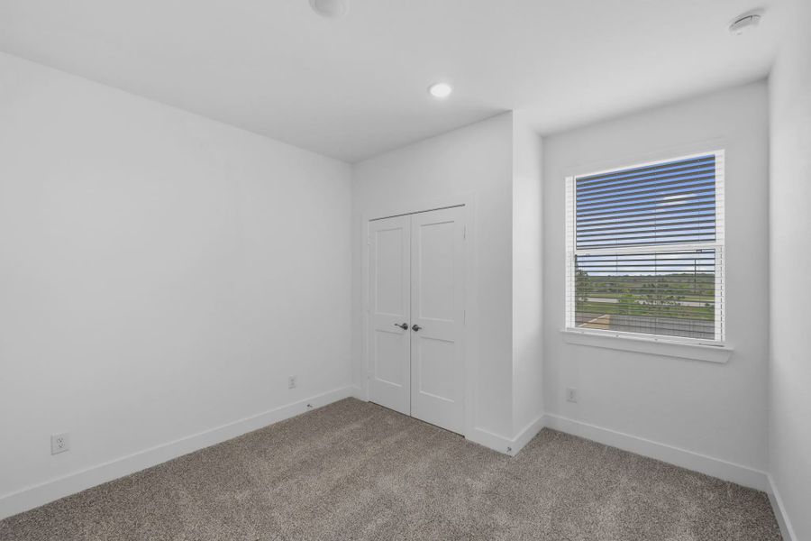 Representative unfurnished interior of a home built from the Cheverny by Chesmar Homes in Bridgeland Chateau, Cypress (Image 40).