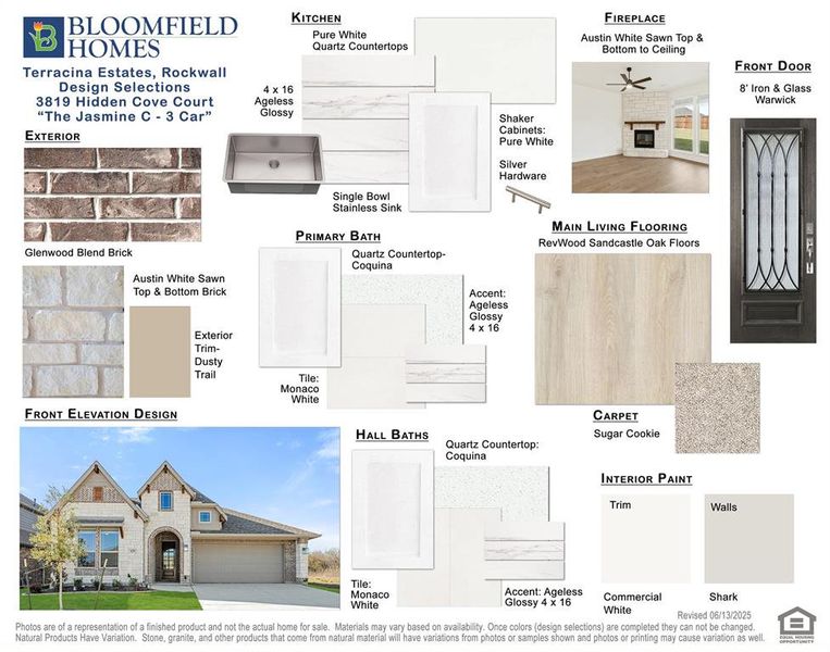 Sample of building materials used in homes in Terracina, Rockwall (Image 36). Sample of building materials used in homes in Terracina, Rockwall (Image 36).