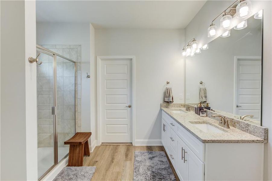 Furnished interior view inside a new home in , Pendergrass (Image 8).