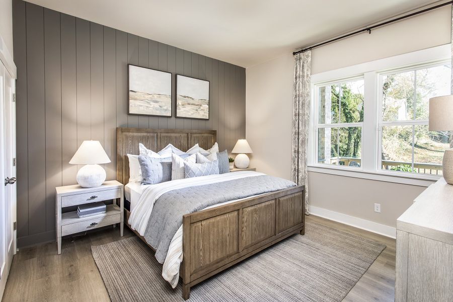 Representative furnished interior of a home built from the Brayton by Beazer Homes in The Groves at Myrtle, Roswell (Image 15). Representative furnished interior of a home built from the Brayton by Beazer Homes in The Groves at Myrtle, Roswell (Image 15).