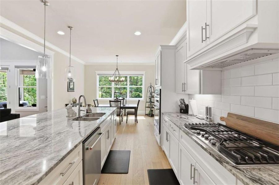 Furnished interior view inside a new home in , Clarkesville (Image 7).