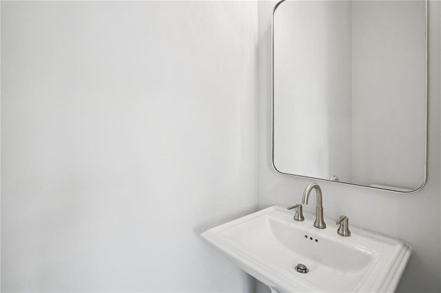 Close-up of interior finishes inside a home in Ward's Crossing Townhomes, Johns Creek (Image 13).