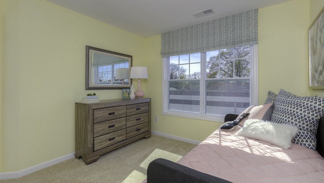 Representative furnished interior of a home built from the Carson by D.R. Horton in Townes at Tap Root Farms, Fletcher (Image 28).