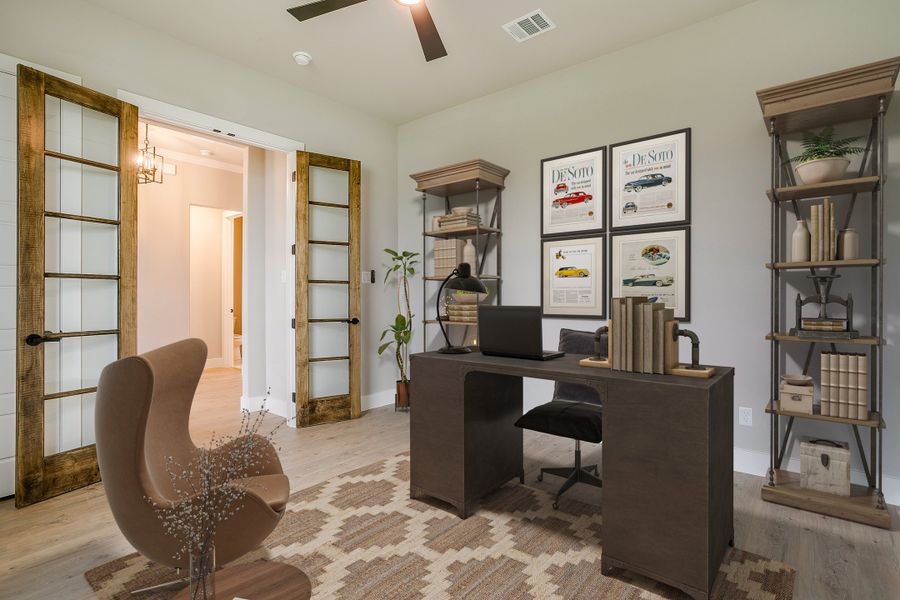 Representative furnished interior of a home built from the The El Paso by Kenmark Homes in LeTara, Haslet (Image 8). Representative furnished interior of a home built from the The El Paso by Kenmark Homes in LeTara, Haslet (Image 8).