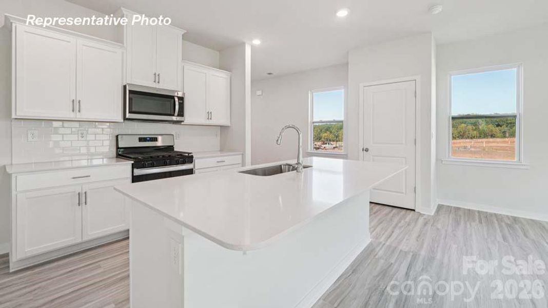 Furnished interior view inside a new home in Clark Creek Landing, Lincolnton (Image 6).