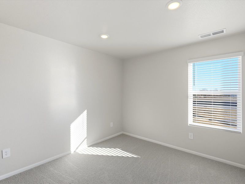 Spacious, unfurnished interior of a new home in York Station, Thornton (Image 15). Spacious, unfurnished interior of a new home in York Station, Thornton (Image 15).