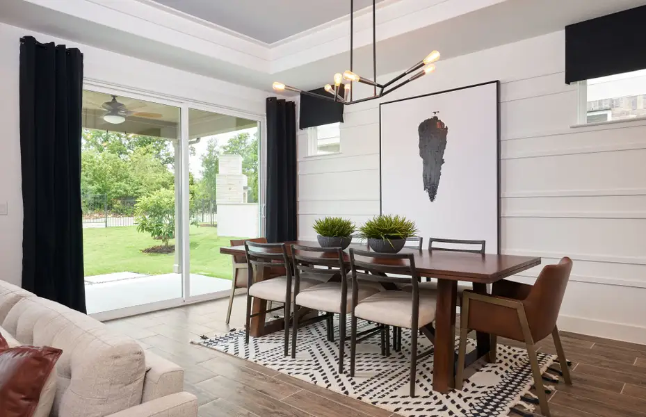 Furnished interior view inside a new home in Del Webb New Braunfels at Veramendi, New Braunfels (Image 10).