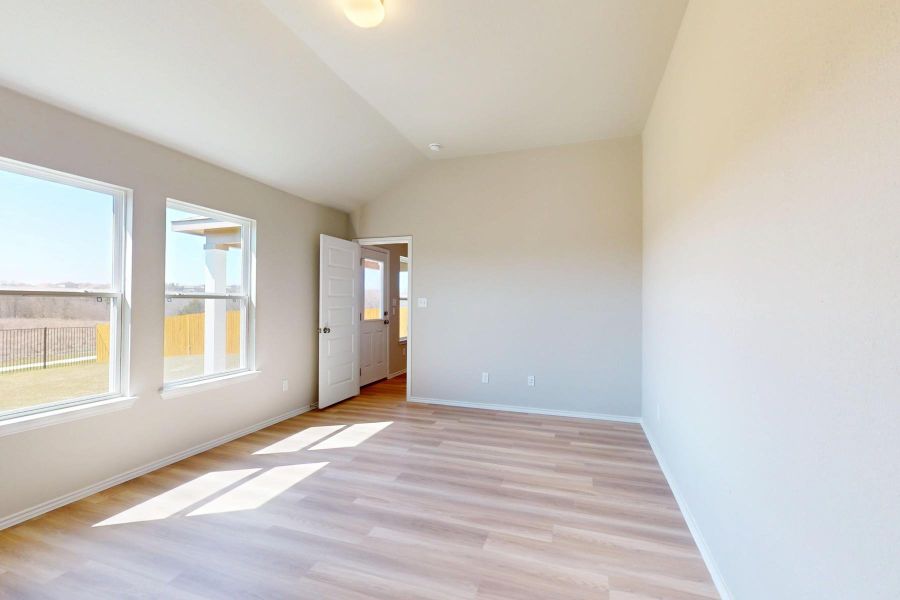 Spacious, unfurnished interior of a new home in Carillon, Manor (Image 22).