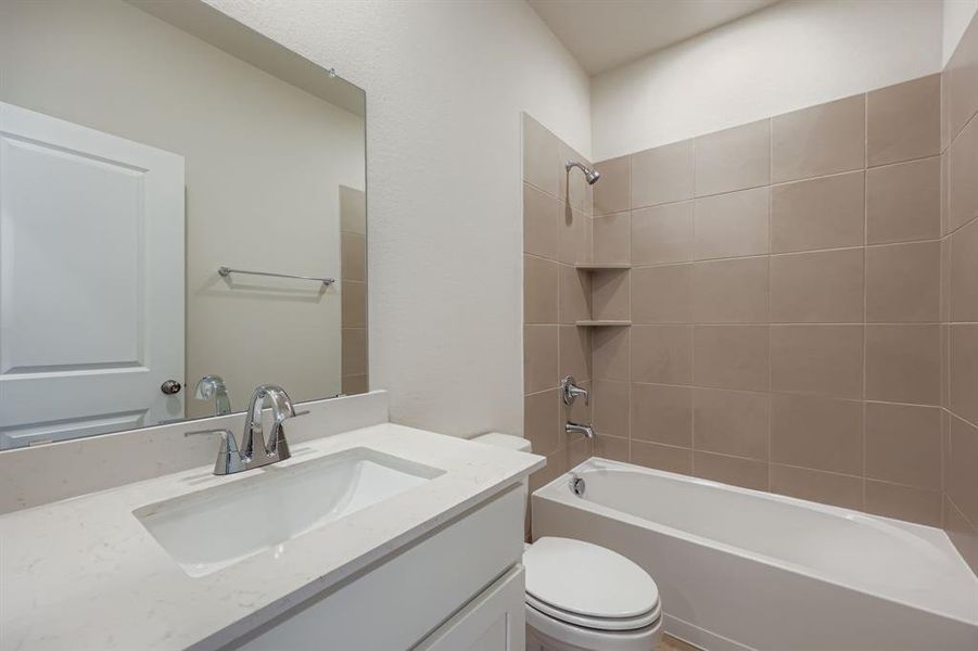 Furnished interior view inside a new home in MiraVerde, Crowley (Image 7).