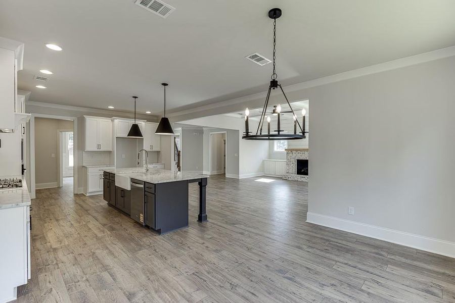Furnished interior view inside a new home in , Bishop (Image 18).