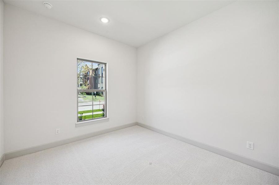 You'll find nicely sized secondary bedrooms in our Toulouse plan.