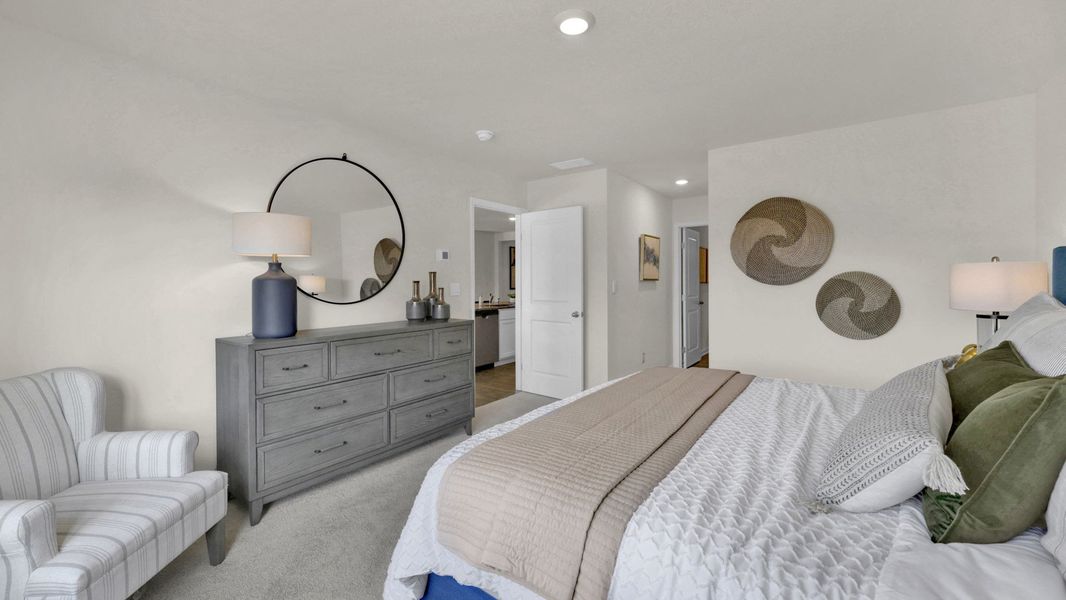 Furnished interior view inside a new home in Price's Point, Knoxville (Image 22).