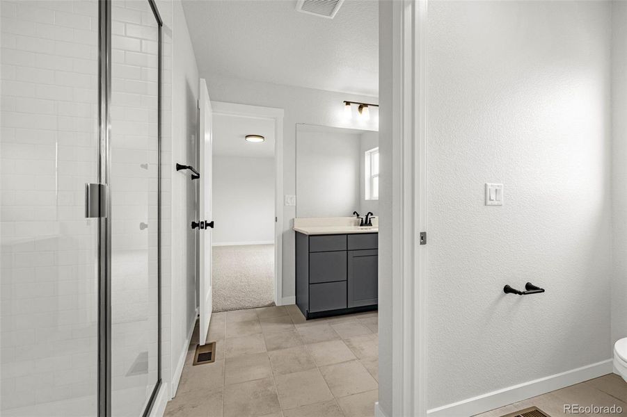 Furnished interior view inside a new home in , Colorado Springs (Image 8).