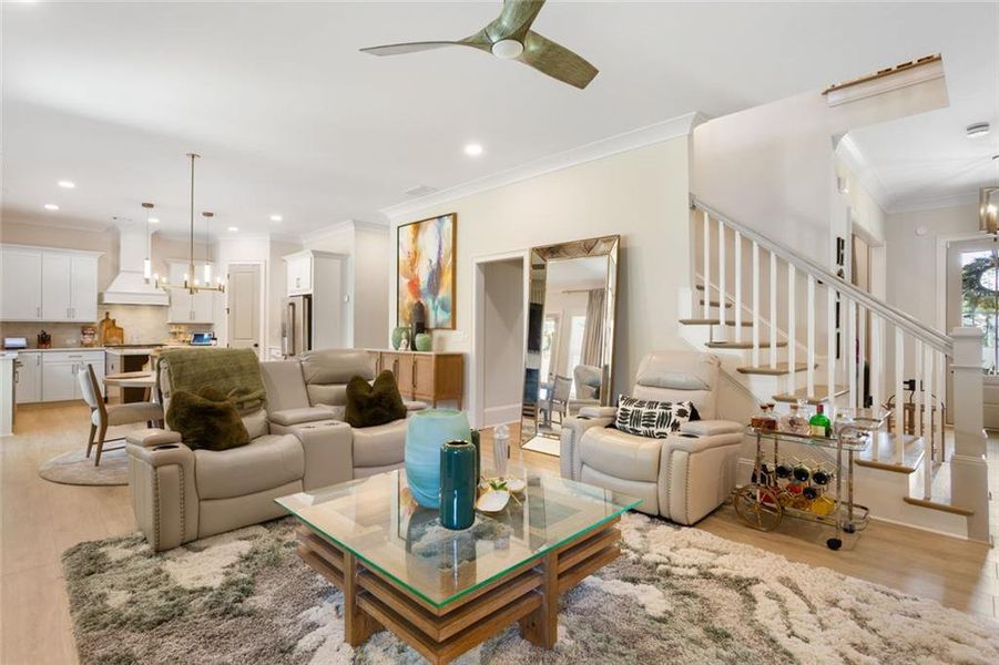 Furnished interior view inside a new home in , Marietta (Image 8).