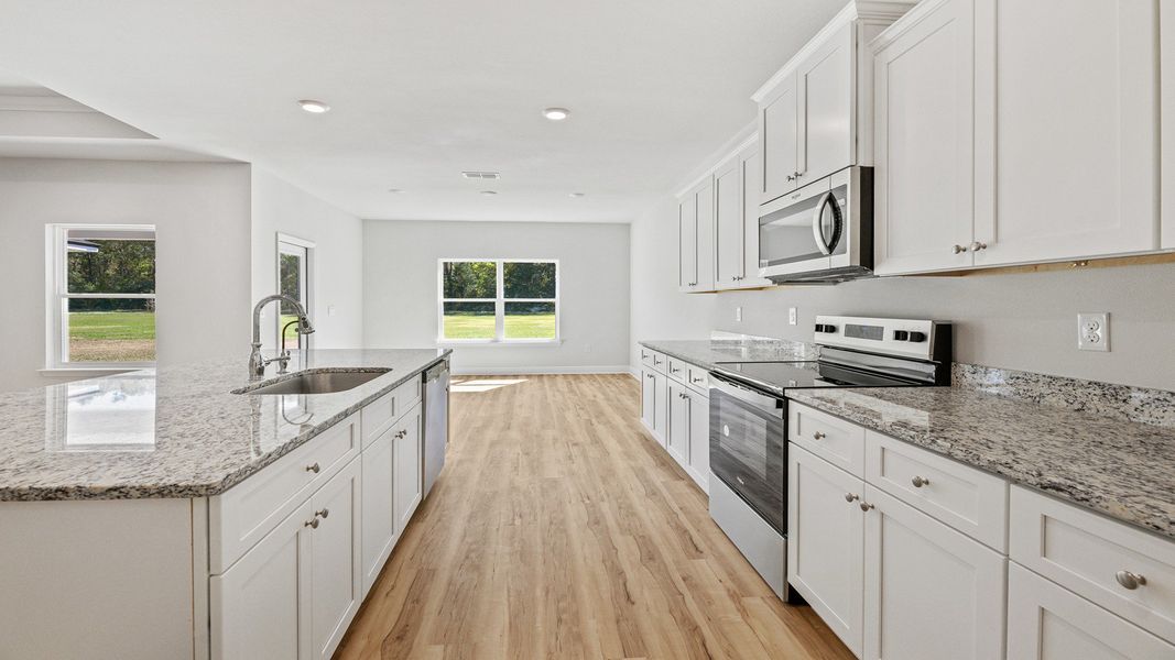 Representative furnished interior of a home built from the The Hawthorne by D.R. Horton in Meadows at Rehwinkel, Crawfordville (Image 32).