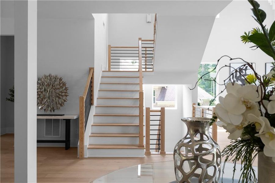 Furnished interior view inside a new home in , Atlanta (Image 6).