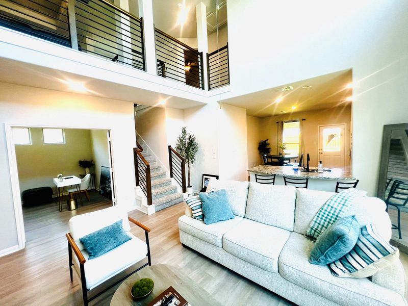 Furnished interior view inside a new home in Bluebonnet Village, Bellville (Image 5).