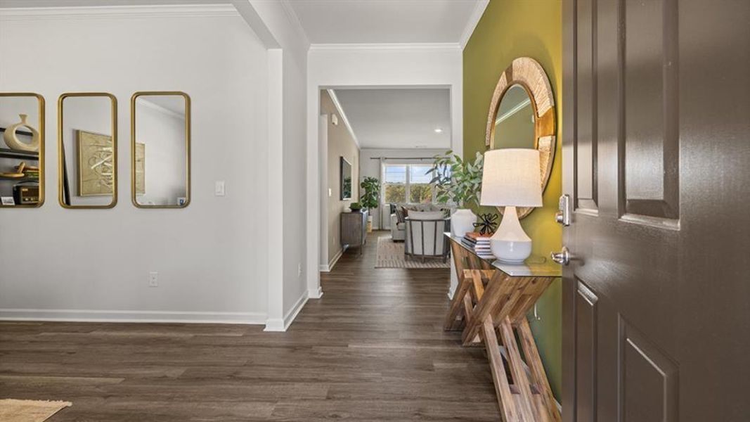 Furnished interior view inside a new home in Lost Creek, Dallas (Image 14).