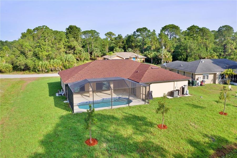 Exterior details and patio area of a home in , North Port (Image 28).