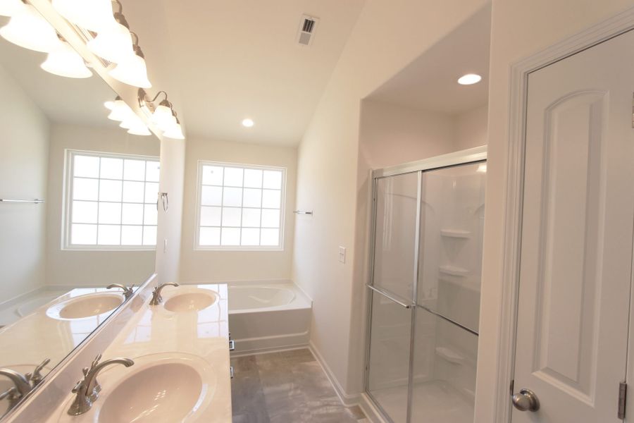 Representative furnished interior of a home built from the Burlington by Keystone Homes NC in The Wilcox, Greensboro (Image 7).