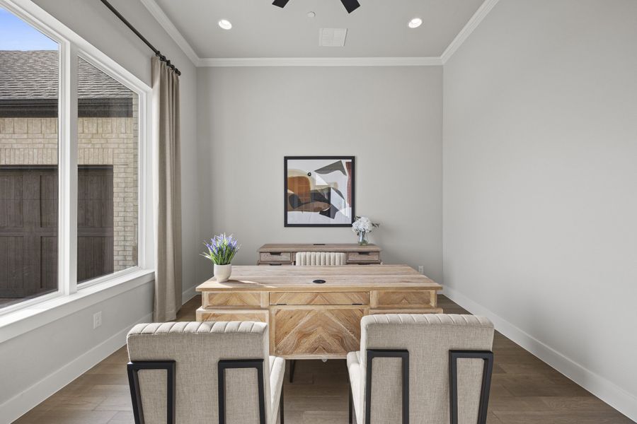 Representative furnished interior of a home built from the Lancaster by Windsor Homes in Ridge Pointe Estates, McLendon-Chisholm (Image 5). Representative furnished interior of a home built from the Lancaster by Windsor Homes in Ridge Pointe Estates, McLendon-Chisholm (Image 5).