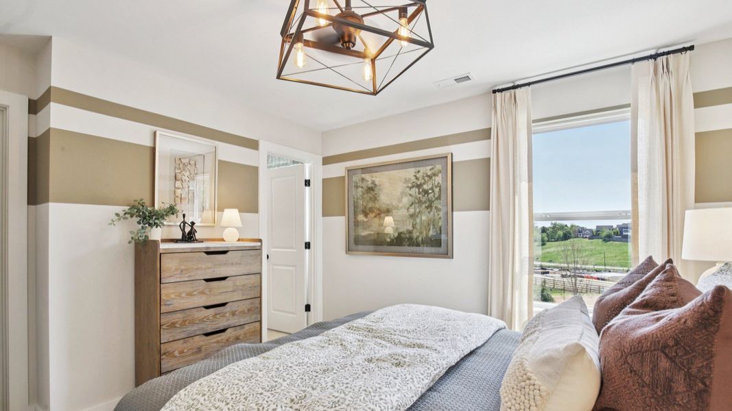 Representative furnished interior of a home built from the Lassiter by DRB Homes in Cottages of Bearwood, Mount Pleasant (Image 33).