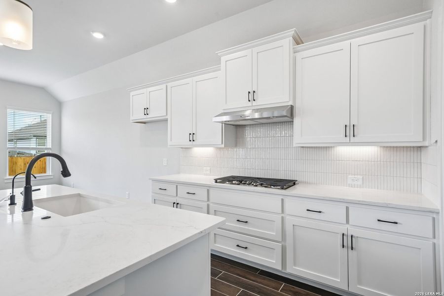 Furnished interior view inside a new home in Village at Three Oaks, Seguin (Image 11).