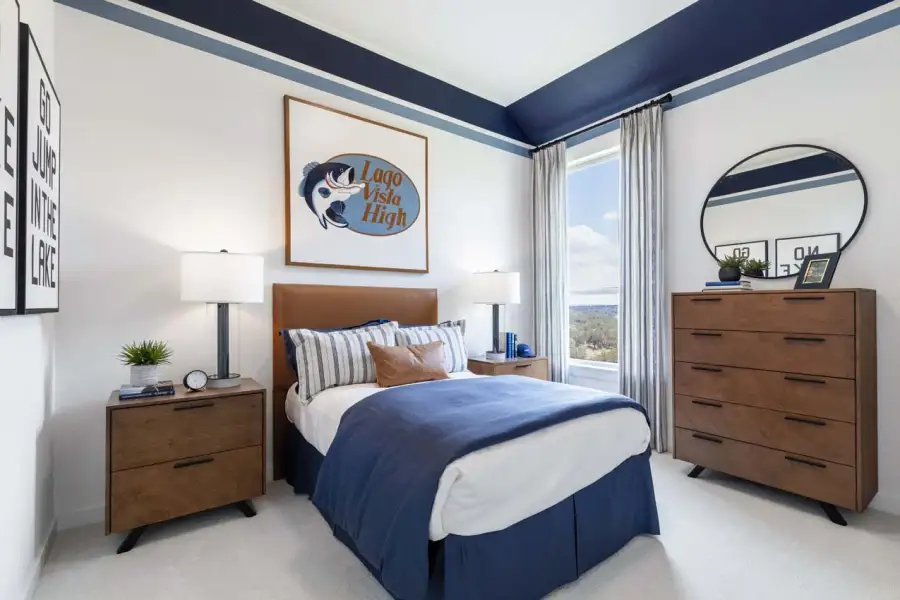 Representative Secondary Bedroom - some options shown Representative Secondary Bedroom - some options shown