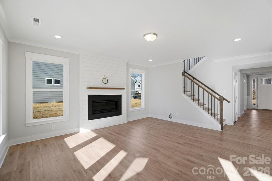 Spacious, unfurnished interior of a new home in Rone Creek, Waxhaw (Image 46).