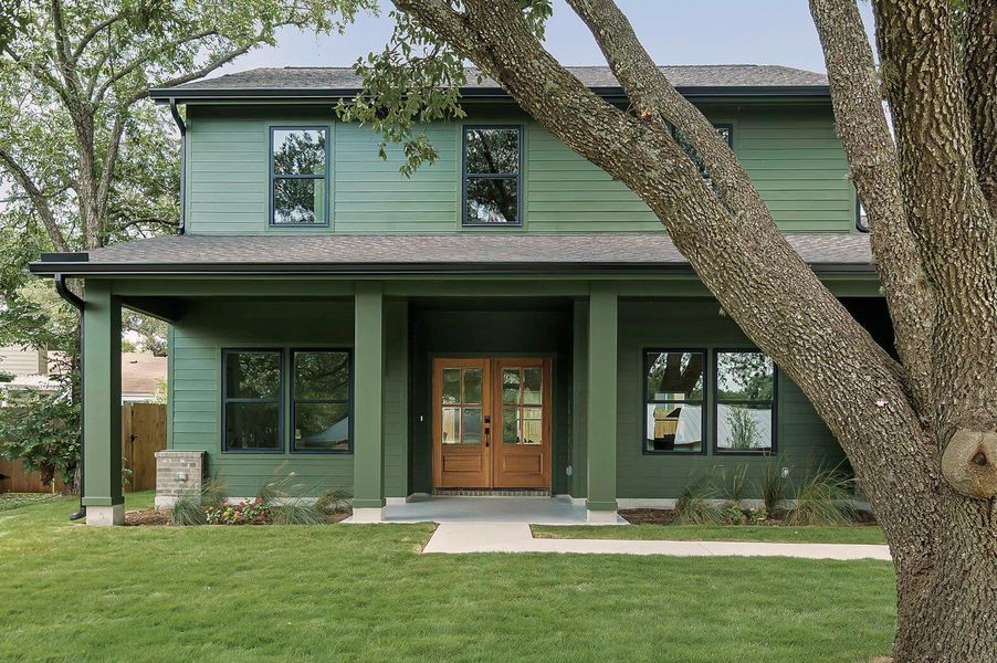 Front exterior of a new home in , Austin, TX, highlighting curb appeal (Image 1).