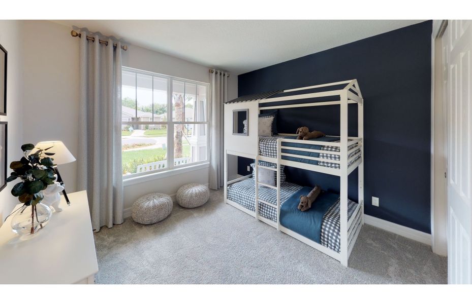 Ample space in secondary bedrooms for your guests Ample space in secondary bedrooms for your guests