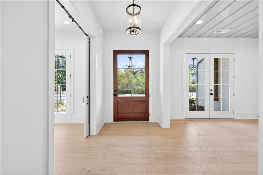 Spacious, unfurnished interior of a new home in Town Farms, Peachtree Corners (Image 54).