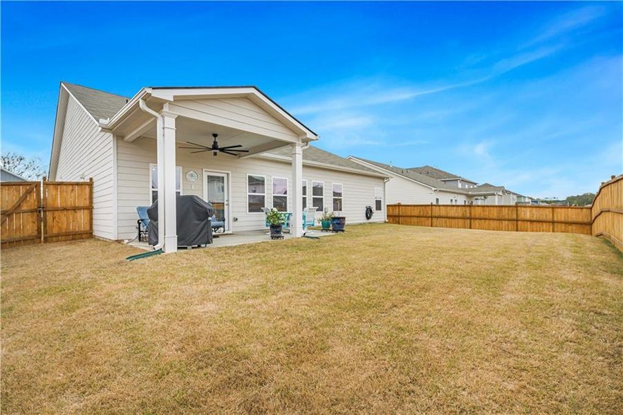 Exterior details and patio area of a home in , Cartersville (Image 3).
