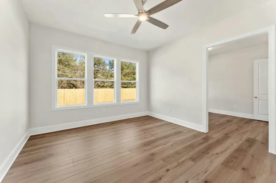 Representative unfurnished interior of a home built from the The Primrose by Windsong Properties in Ashbury Commons, Powder Springs (Image 23). Representative unfurnished interior of a home built from the The Primrose by Windsong Properties in Ashbury Commons, Powder Springs (Image 23).