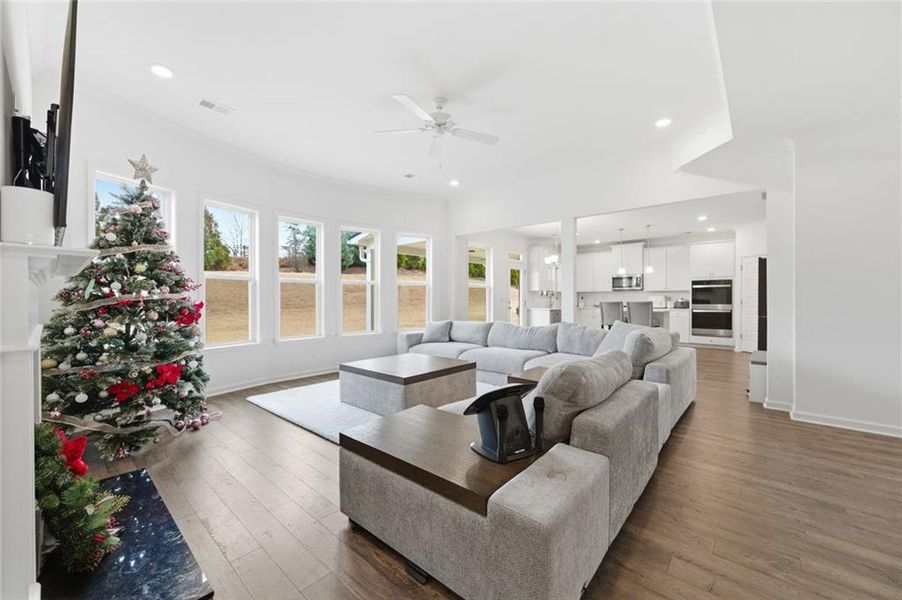 Furnished interior view inside a new home in Water Oak Estates, Lawrenceville (Image 10).
