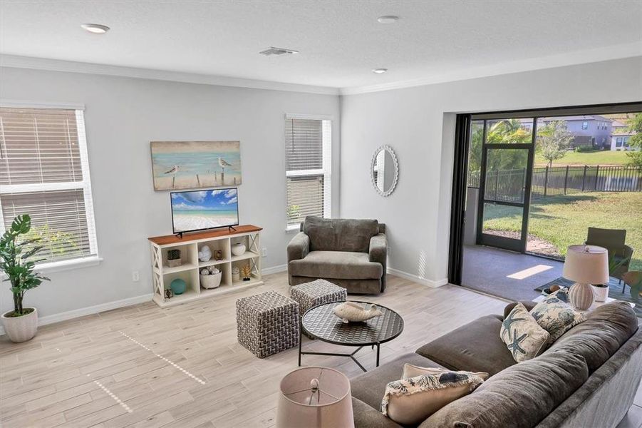 Furnished interior view inside a new home in , Bradenton (Image 31). Furnished interior view inside a new home in , Bradenton (Image 31).