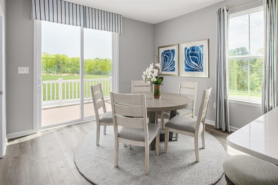Representative furnished interior of a home built from the Traditional Clarendon by Ryan Homes in Northerly, Charlotte (Image 9).