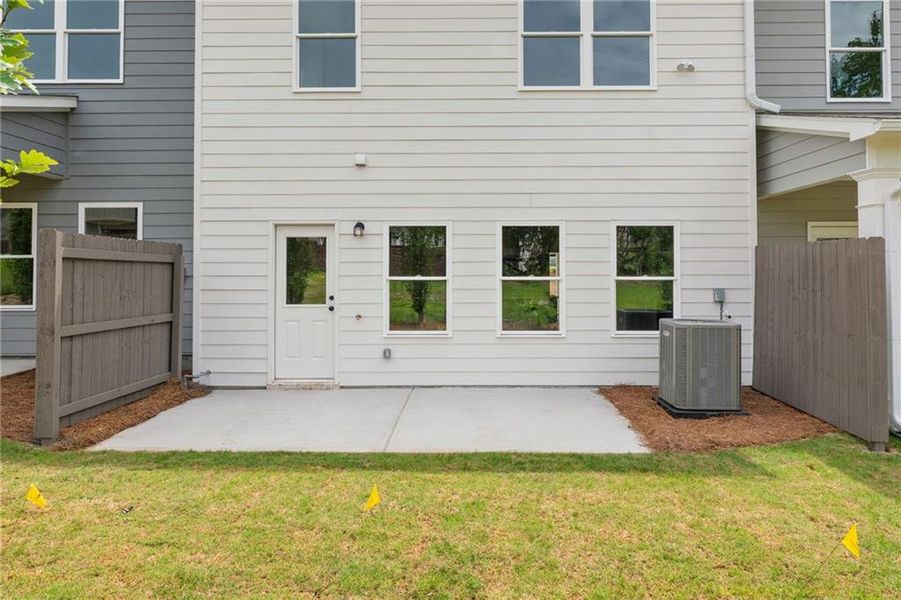 Exterior details and patio area of a home in Wilkins Walk, Mableton (Image 28).