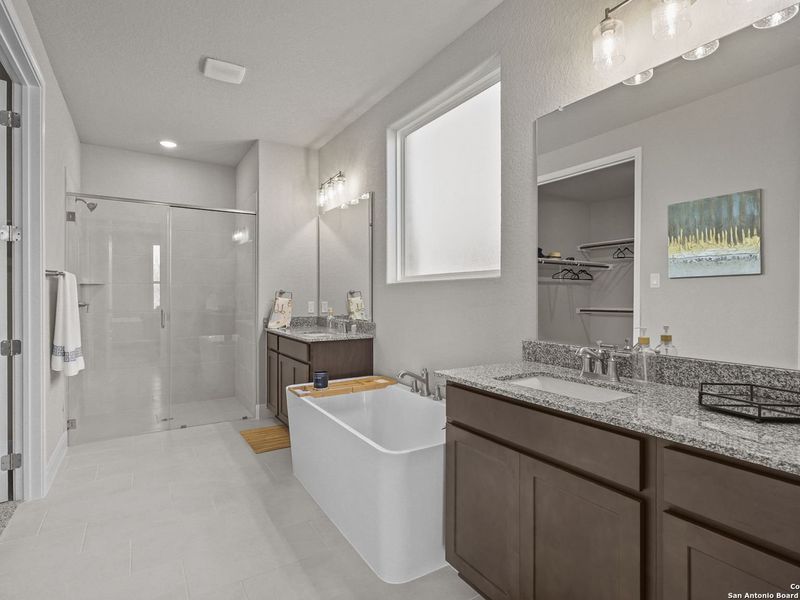 Furnished interior view inside a new home in The Reserve at Potranco Oaks, Castroville (Image 29).