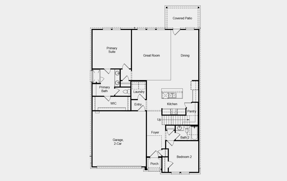 2D floor plan layout of this home in River Ridge, Crandall, TX (Image 3). 2D floor plan layout of this home in River Ridge, Crandall, TX (Image 3).