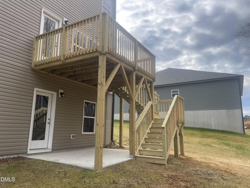 Basement walk out to Patio