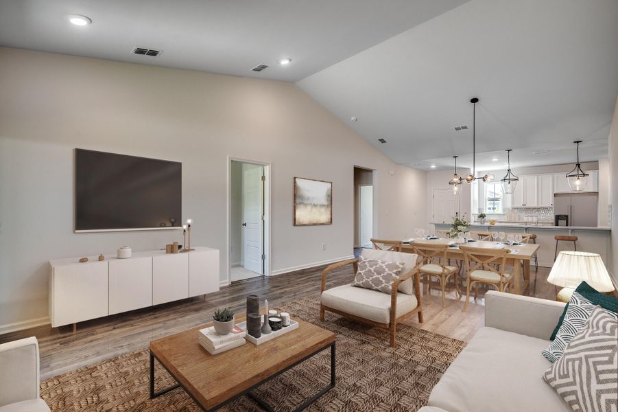 Furnished interior view inside a new home in The Groves of Berkeley, Moncks Corner (Image 5).